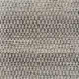 Flatweave rug in a subtle stripe in heathered grey