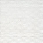 Textural woven carpet in white