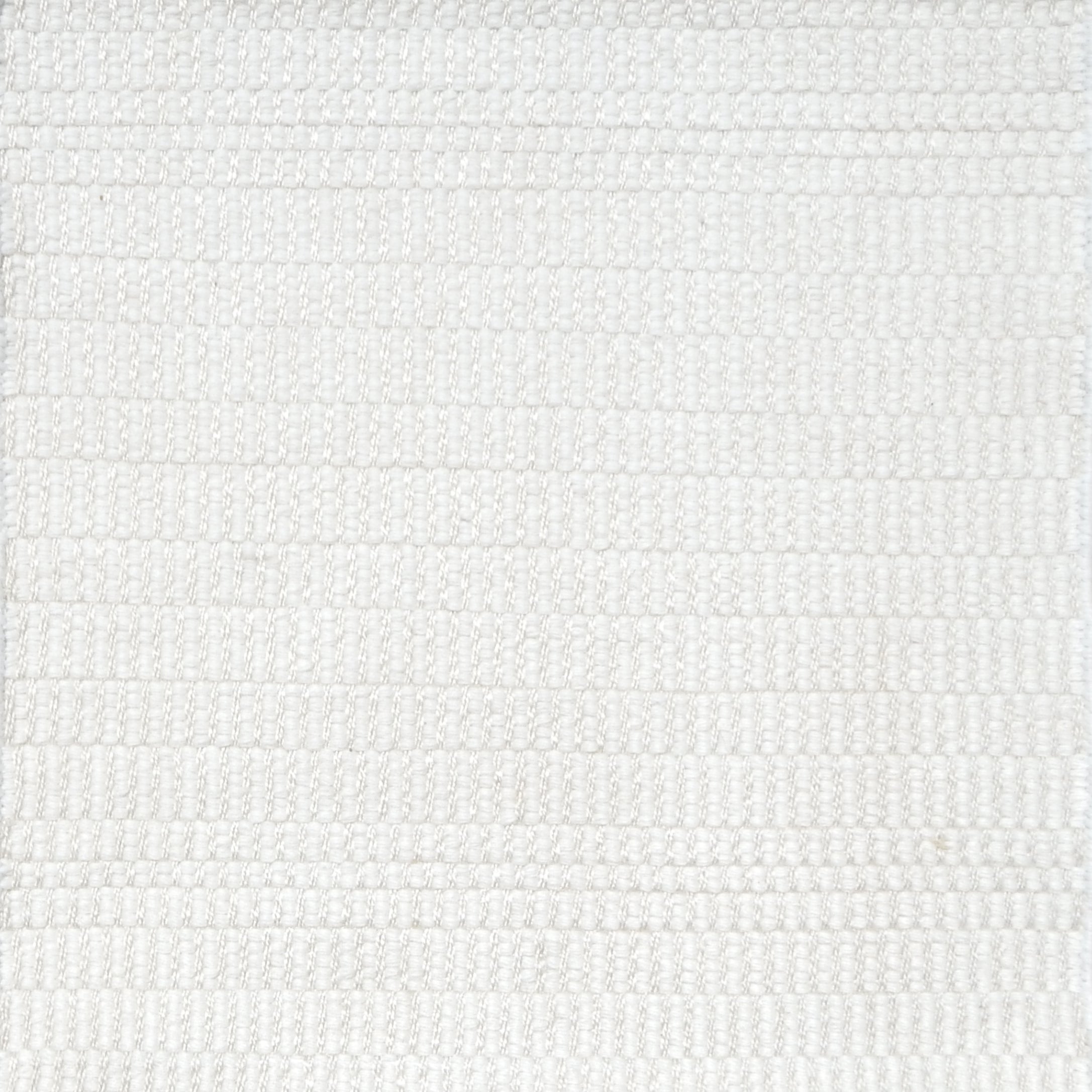 Textural woven carpet in white