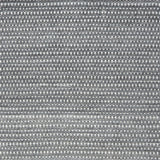 Close-up of a textured gray woven rug