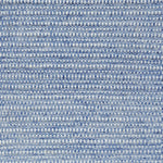 Close-up of blue textured woven rug