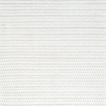 Close-up of bright white textured woven rug