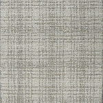Broadloom carpet with subtle plaid pattern in cream and grey