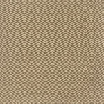 Flatweave carpet in herringbone pattern in cream and brown.