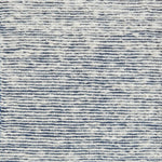 Textured blue and white handmade rug