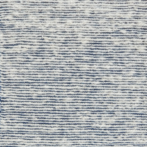 Textured blue and white handmade rug