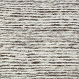 Textured brown and white handmade rug