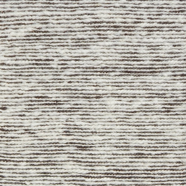Textured brown and white handmade rug