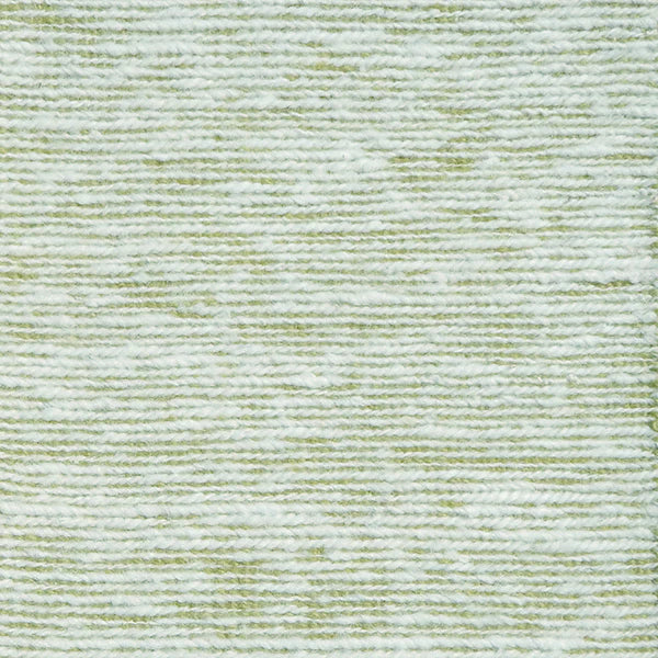 Textured green and white handmade rug