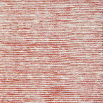 Textured red and white handmade rug