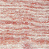 Textured red and white handmade rug