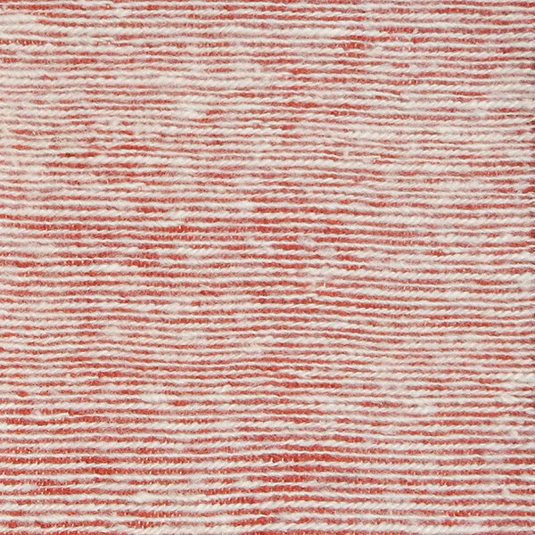 Textured red and white handmade rug