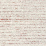 Textured white and red handmade rug