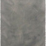 Sheet of hand-painted wallpaper in gray with an irregular brushed texture.