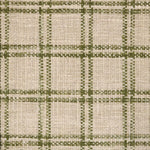 Broadloom carpet swatch in checkered pattern green color