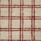 Broadloom carpet swatch in checkered pattern red color