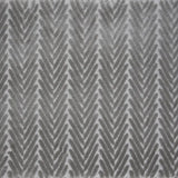 Broadloom carpet swatch in herringbone pattern dark grey color