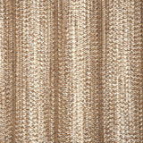 Broadloom carpet in a textural braided stripe in cream and taupe.