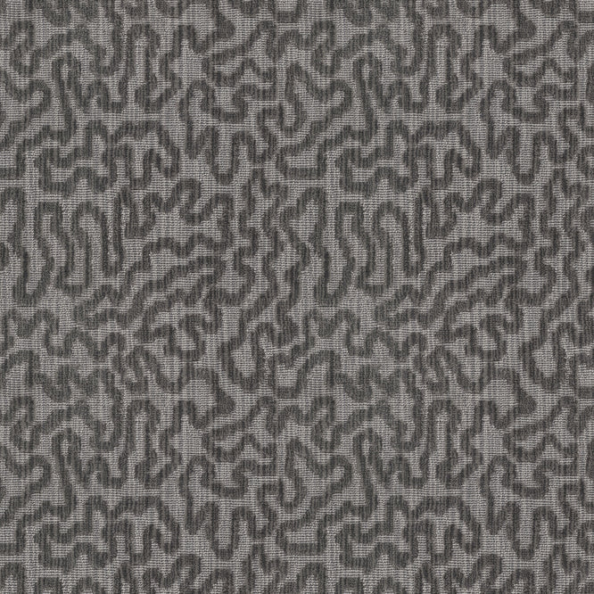 Broadloom carpet swatch geometric design in dark grey