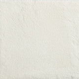 Broadloom carpet swatch in solid pattern bright white color