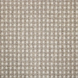 Broadloom carpet swatch in checkered pattern light neutral color