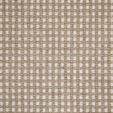 Broadloom carpet swatch in checkered pattern tan color