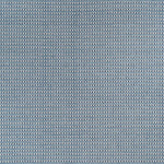 Patterned fabric with navy dots and blue stripes on a white background