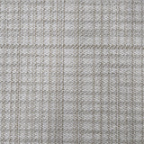 Broadloom carpet in a cream and tan plaid