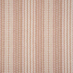 Broadloom carpet with pastel pink and beige stripes