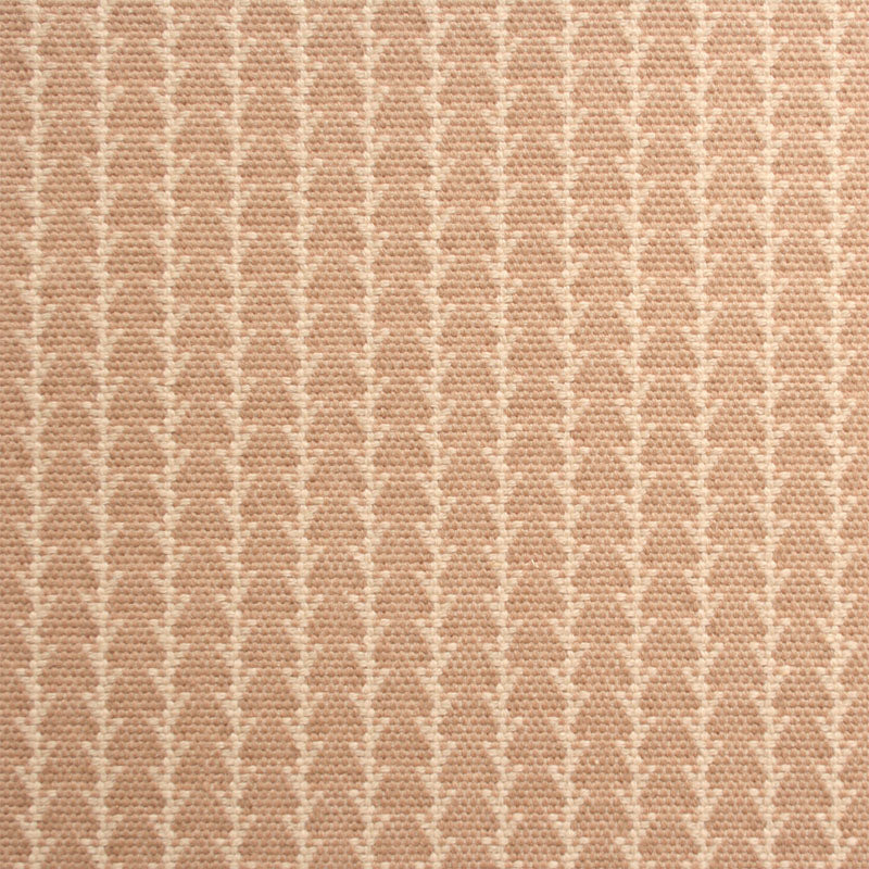 Geometric flatweave runner in orange 