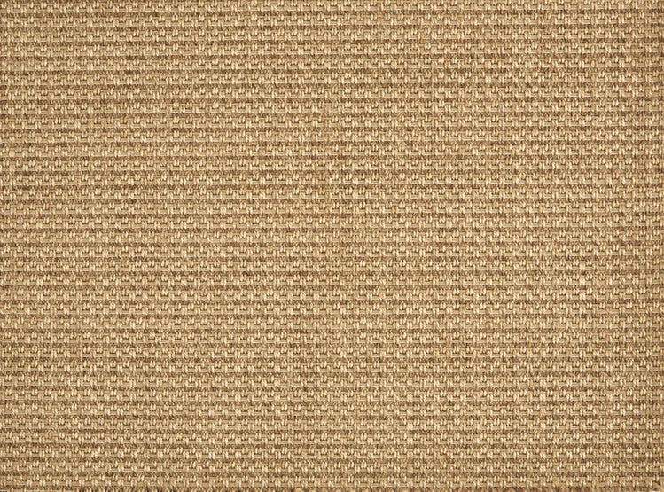 Broadloom carpet swatch in textured pattern tan color