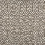 Handwoven rug detail in a contemporary design in grey and beige