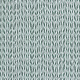 Wallpaper panel in a painterly herringbone print in olive on a light blue field.