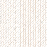 Detail of fabric in a painterly uneven grid pattern in cream on a white field.