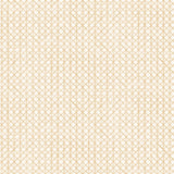 Detail of wallpaper in an intricate striped grid pattern in gold on a white field.