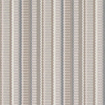 Striped flatweave runner in grey taupe cream