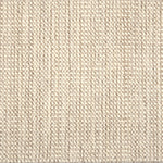 A close-up of a broadloom carpet with a woven texture in cream and ecru. 