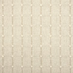 Broadloom carpet swatch with a vertical dotted stripe in beige. 