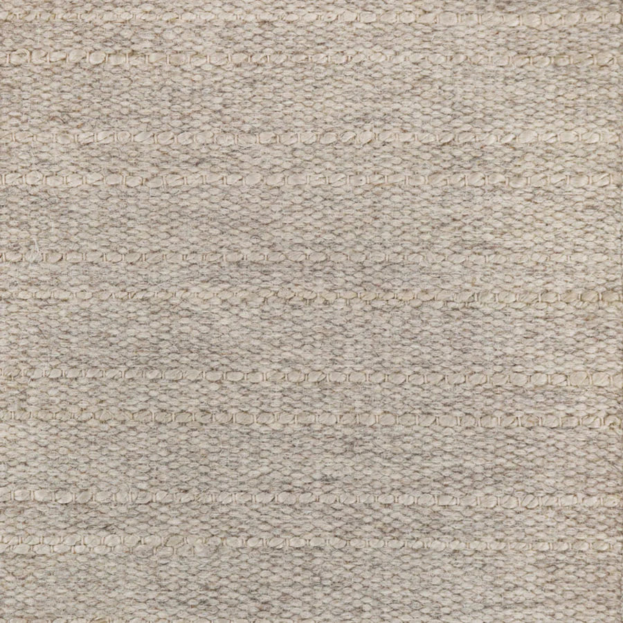 Broadloom carpet swatch in striped pattern light grey color