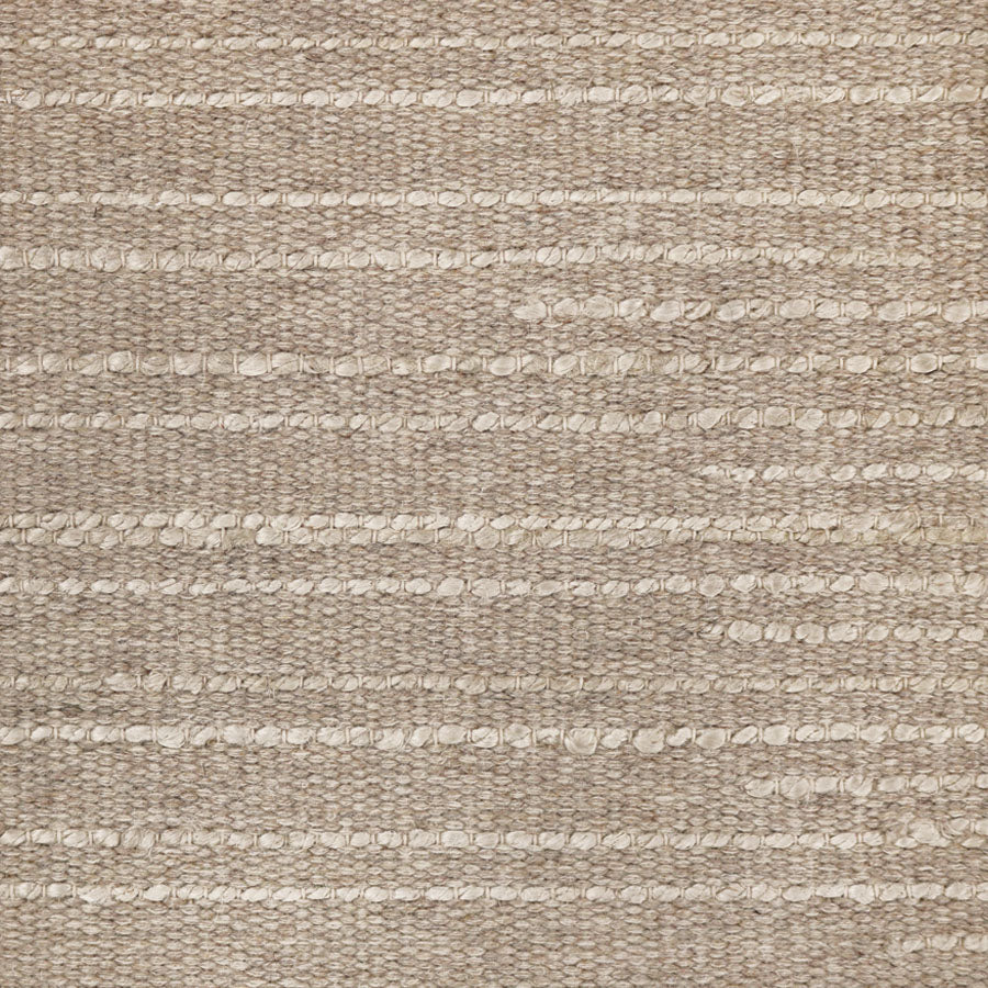 Broadloom carpet swatch in striped pattern neutral color