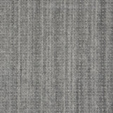 Textural broadloom carpet in heather grey.