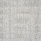 Textural broadloom carpet in light blue.