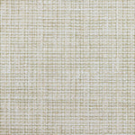Broadloom carpet swatch in a textured pattern in cream with pale green.