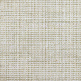 Broadloom carpet swatch in a textured pattern in cream with pale green.