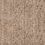 Broadloom carpet with a thin dashed stripe in ivory leather on a heather brown field