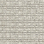Textured broadloom carpet in a stripe pattern of cream and grey. 