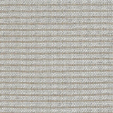 Textured broadloom carpet in a stripe pattern of cream and beige. 