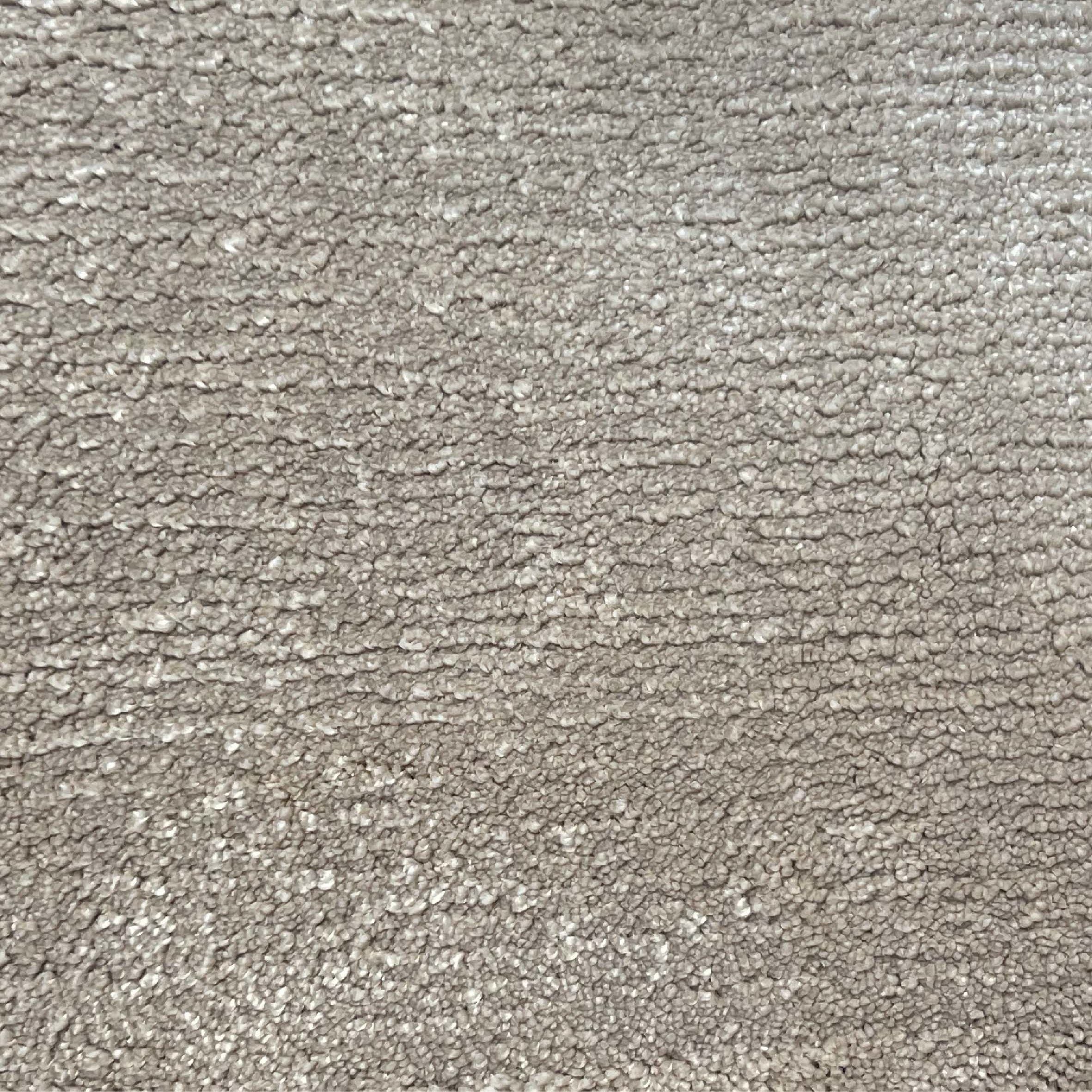 Broadloom carpet in cut pile in cool grey. 