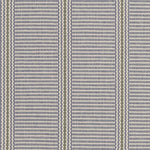 Striped flatweave runner in grey and green
