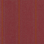 Striped flatweave runner in red and orange